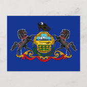 Pennsylvania State Flag Design Briefkaart (Voorkant)