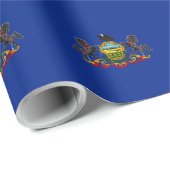 Pennsylvania State Flag Design Cadeaupapier (Rol Hoek)