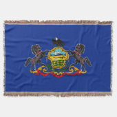 Pennsylvania State Flag Design Decor Deken (Voorkant)
