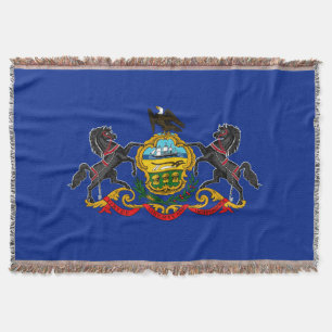 Pennsylvania State Flag Design Decor Deken