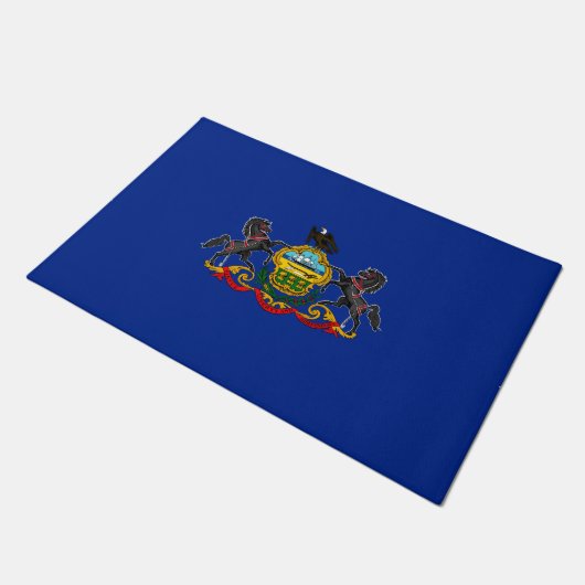 Pennsylvania State Flag Design Deurmat (Schuin)