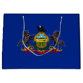 Pennsylvania State Flag Design Groot Cadeauzakje (Voorkant)