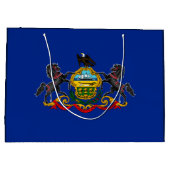 Pennsylvania State Flag Design Groot Cadeauzakje (Achterkant)