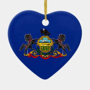 Pennsylvania State Flag Design Keramisch Ornament