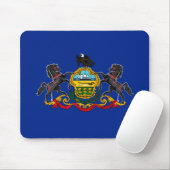 Pennsylvania State Flag Design Muismat (Met muis)
