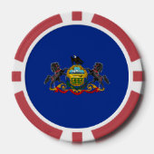 Pennsylvania State Flag Design Pokerchips (Voorkant)
