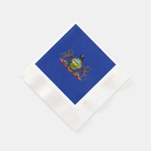 Pennsylvania State Flag Design Servetten (Hoek)