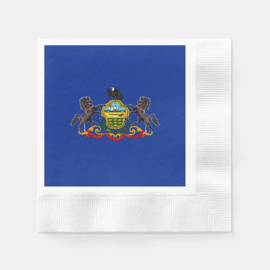 Pennsylvania State Flag Design Servetten (Voorkant)
