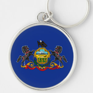Pennsylvania State Flag Design Sleutelhanger