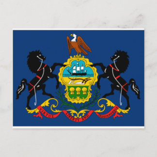 Pennsylvania State Flag Detail Briefkaart