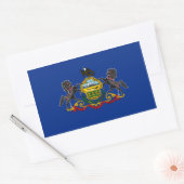 Pennsylvania State Flag, Verenigde Staten Rechthoekige Sticker (Envelop)