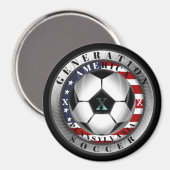 Pennsylvania State Generation X American Soccer Magneet (Voorkant / Achterkant)