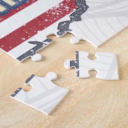 Pennsylvania State Kaart Verenigde Staten Legpuzzel (Zijkant)