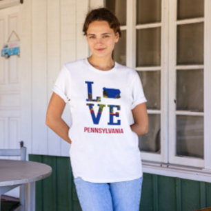 Pennsylvania State Love USA T-shirt