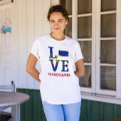 Pennsylvania State Love USA T-shirt