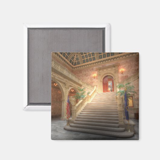 Pennsylvania State Matthew J. Ryan Building Magneet (Voorkant / Achterkant)