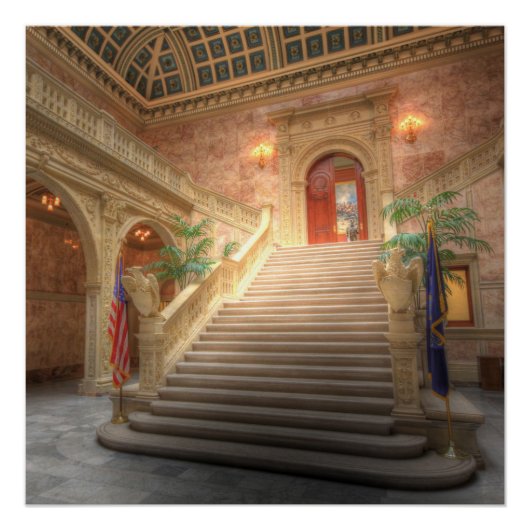 Pennsylvania State Matthew J. Ryan Building Poster (Voorkant)