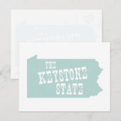 Pennsylvania State Nickname Briefkaart (Voorkant / Achterkant)