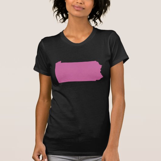 Pennsylvania State Outline T-shirt (Voorkant)