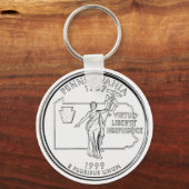 Pennsylvania State Quarter Sleutelhanger (Voorkant)