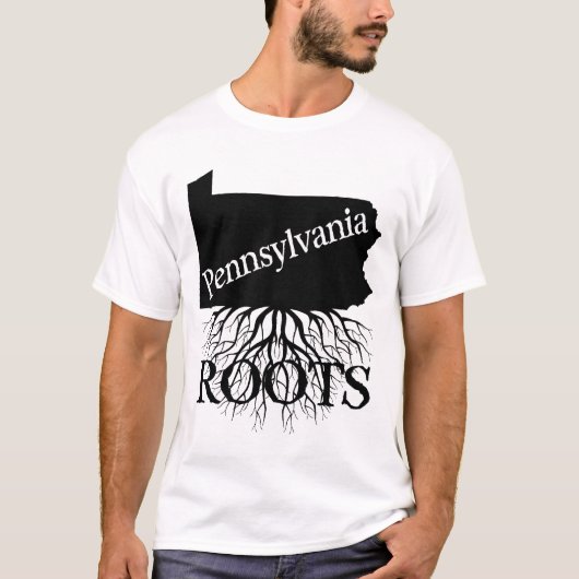 Pennsylvania State Roots Women of Mannen Shirt (Voorkant)
