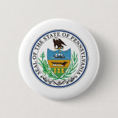 pennsylvania state seal ronde button 5,7 cm (Voorkant)