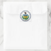Pennsylvania State Seal Vierkante Sticker (Tas)