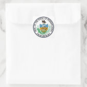 Pennsylvania State Seal Vierkante Sticker (Tas)