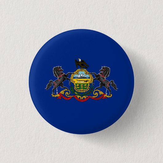 Pennsylvania State Vlag Verenigde Staten Ronde Button 3,2 Cm (Voorkant)
