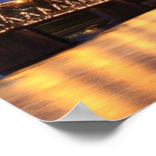 Pennsylvania State Walnut Street Bridge Poster (Hoek)