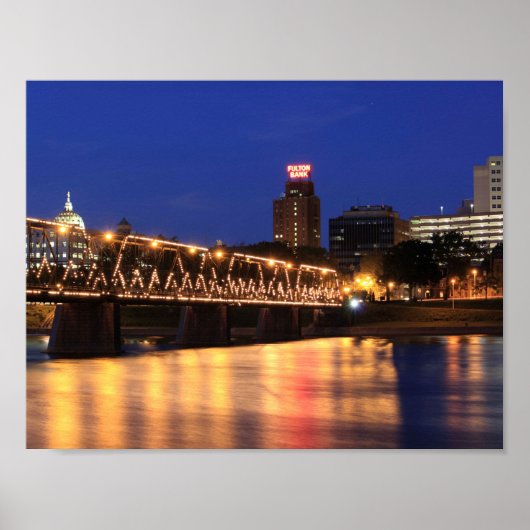 Pennsylvania State Walnut Street Bridge Poster (Voorkant)