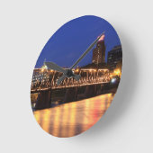 Pennsylvania State Walnut Street Bridge Ronde Klok (Hoek)