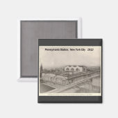 Pennsylvania Station New York 1912 Magneet (Voorkant / Achterkant)