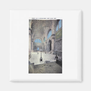 Pennsylvania Station, New York City 1913 Vintage Magneet