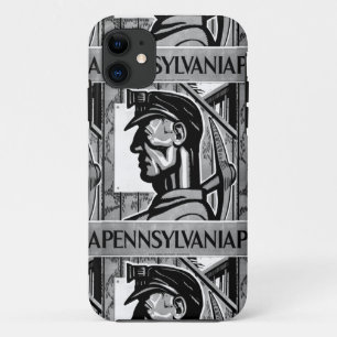 Pennsylvania Steenkool Poster WPA 1938 iPhone 11 Hoesje
