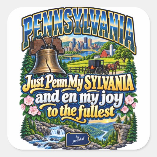 Pennsylvania sticker (Voorkant)