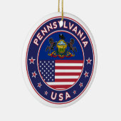 Pennsylvania sticker, telefooncel, canvas tas keramisch ornament (Rechts)