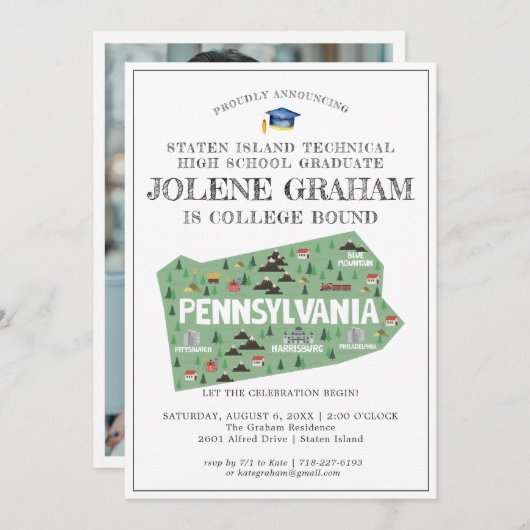 Pennsylvania | Studieacademie (Voorkant / Achterkant)