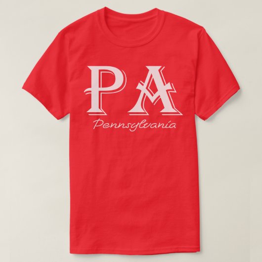 Pennsylvania T-shirt (Design voorkant)