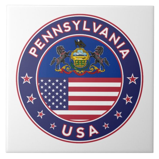 Pennsylvania Tegeltje (Voorkant)