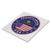 Pennsylvania Tegeltje (Zijkant)