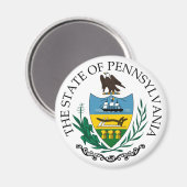 Pennsylvania-teken Magneet (Voorkant / Achterkant)