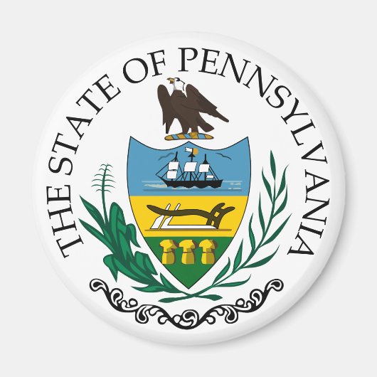 Pennsylvania-teken Magneet (Voorkant)