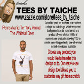 Pennsylvania Territory Animal, het witstaarthert T-shirt