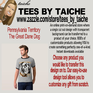 Pennsylvania Territory De Grote Deense Hond T-shirt