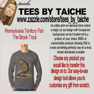Pennsylvania Territory Fish The Brook Trout T-shirt