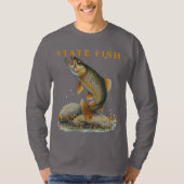 Pennsylvania Territory Fish The Brook Trout T-shirt (Voorkant)