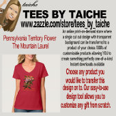 Pennsylvania Territory Flower De berg Laurel T-shirt