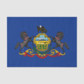 Pennsylvania tissuepapier, vlag van Pennsylvania Tissuepapier (Voorkant)