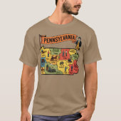 Pennsylvania -  Toerisme T-shirt (Voorkant)